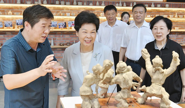 葛慧君在商河调研县域经济发展和政协工作 雷杰参加调研